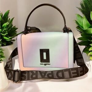Ombré Karl Lagerfeld Crossbody Purse NWT